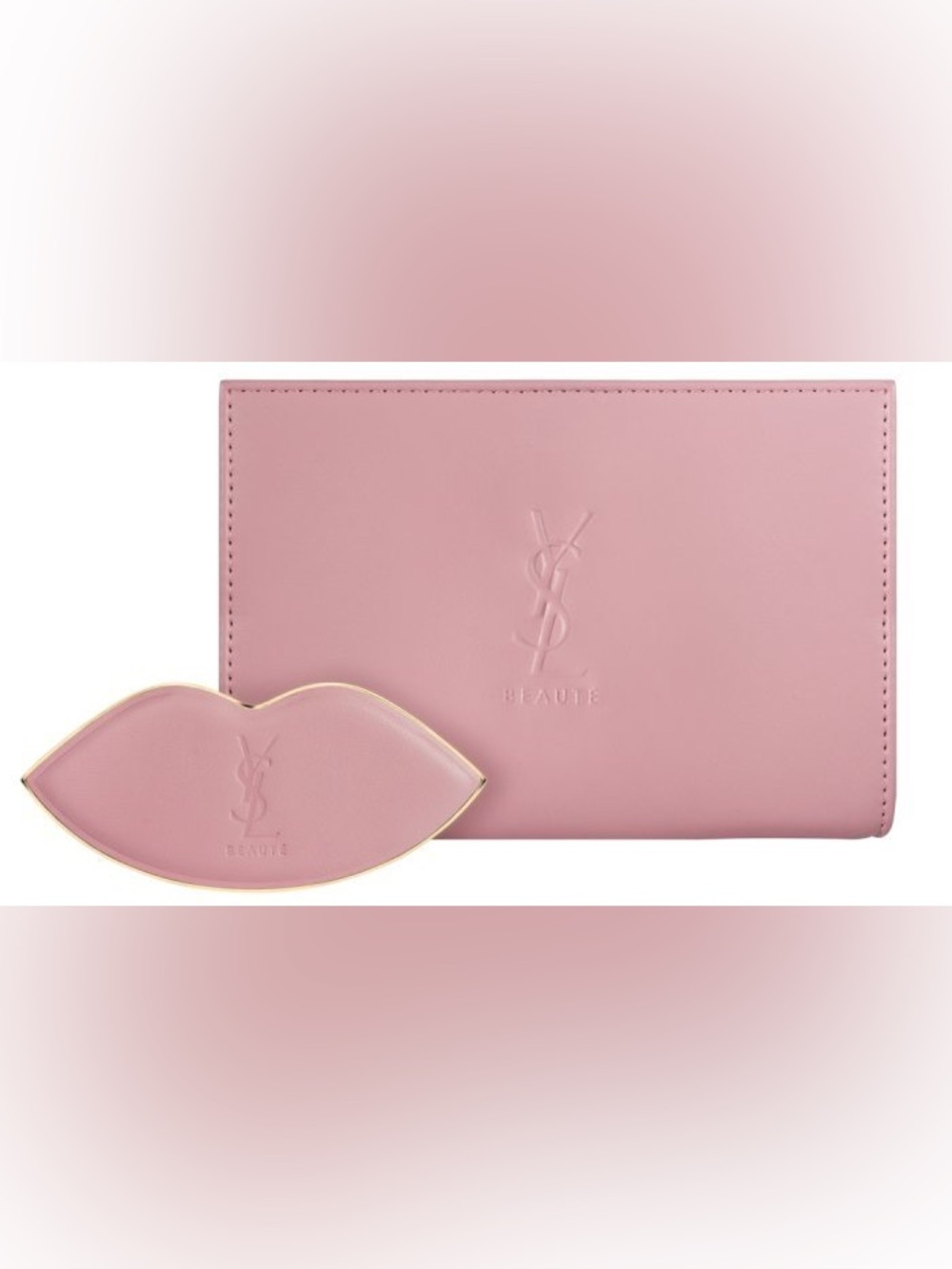 YSL Beauty Pink Cosmetics Pouch —POUCH ONLY NEW✨